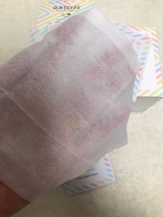 디레시피 세안이 필요없는 순한 클렌징 티슈 — 5점을 준 리뷰어가 2021년 1월 올린 사용 사진