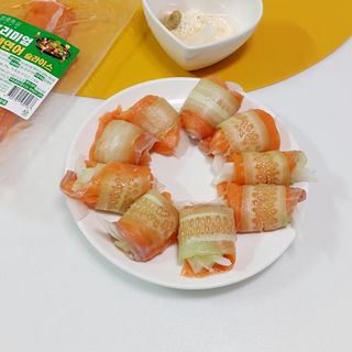 밸런스 다이어트랩 밸다랩 프리미엄 훈제연어 슬라이스 120g — 5점을 준 리뷰어가 2023년 5월 올린 사용 사진