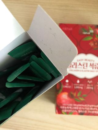서울에프엔비 콜라스틴 3종 뷰티젤리스틱 45입 [ABC핏 15입 /  석류핏 15입 / 청스피루리나 15입] — 5점을 준 리뷰어가 2021년 9월 올린 사용 사진