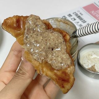 진테이블 발.견 스프레드  오리지널믹스 90g + 카카오스윗믹스 90g 2종 세트 — 5점을 준 리뷰어가 2022년 8월 올린 사용 사진