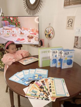 크레타탭 차세대 사고력 유아수학 학습기 페이퍼 태블릿 — 5점을 준 리뷰어가 2023년 12월 올린 사용 사진