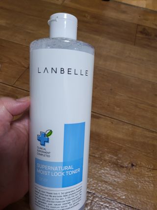 랑벨 수퍼내츄럴 수분잠금 토너 500ml (수분, 보습, 피부장벽 토너) — 5점을 준 리뷰어가 2022년 4월 올린 사용 사진