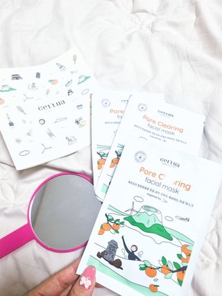 세뚜아(Cettua) [세뚜아] 포어 클리어링 마스크 Cettua Pore Clearing facial mask 5매 — 5점을 준 리뷰어가 2024년 2월 올린 사용 사진
