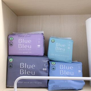 블루블루 유기농 순면 커버 생리대 — 5점을 준 리뷰어가 2021년 1월 올린 사용 사진