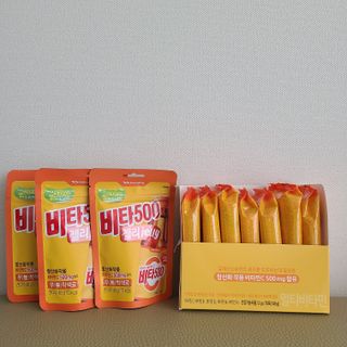 광동생활건강 [광동] 비타500데일리스틱 70포+쇼핑백+구미3개 — 5점을 준 리뷰어가 2021년 12월 올린 사용 사진