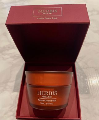 약손명가코스메틱 헤르비스 아로마 크림팩 50ml — 5점을 준 리뷰어가 2021년 5월 올린 사용 사진