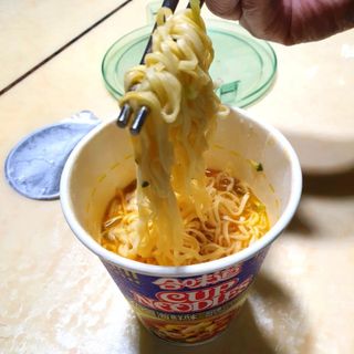 NISSIN 닛신 컵누들  4종 - 씨푸드오리지날, 씨푸드 스파이시, 씨푸드 커리, 씨푸드 XO소스 — 5점을 준 리뷰어가 2022년 2월 올린 사용 사진