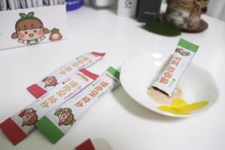 아이비웰니스 빵순이 식탁 위의 필수템! 빵순이 효소 키위맛 100포 + 석류맛 14포 (총 114포) — 4.5점을 준 리뷰어가 2023년 1월 올린 사용 사진