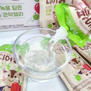 [몸엔용] 우리 아이 건강간식, 달콤한 녹용곤약젤리 디어팡 4종 — 5점을 준 리뷰어가 2021년 8월 올린 사용 사진