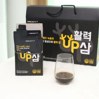 [이뮤니티플러스] 최고급녹용과 국내산 6년근 홍삼으로 활력업!!_ 활력UP삼 30포 1box — 5점을 준 리뷰어가 2022년 5월 올린 사용 사진