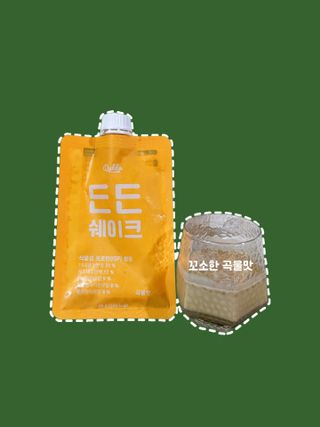 [덜다] 든든 식물성 단백질 쉐이크 40g X 7입 (곡물/딸기) — 5점을 준 리뷰어가 2023년 7월 올린 사용 사진