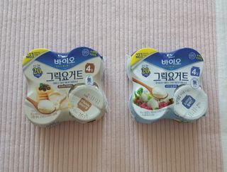 매일바이오 그릭요거트 오리지널 플레인 4개, 로스터리 커피믹스 4개 — 5점을 준 리뷰어가 2021년 12월 올린 사용 사진