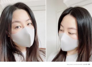 [에이블밤부] 리퓨어 쿠퍼 마스크 10color — 5점을 준 리뷰어가 2021년 1월 올린 사용 사진