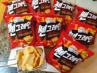 롯데제과 에어베이크드 쎈그레인 — 5점을 준 리뷰어가 2021년 6월 올린 사용 사진