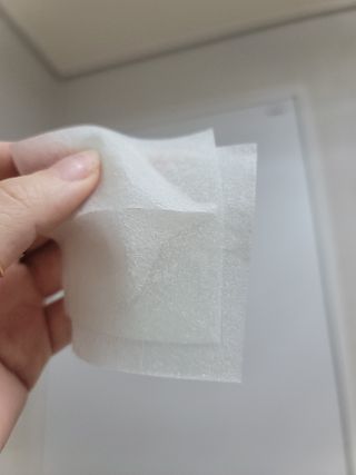 [후르디아] 화난피부 급속진정 AC 클리어 패드 (개별포장 50매) — 5점을 준 리뷰어가 2024년 4월 올린 사용 사진