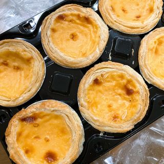 디앙뜨 포르투갈 에그타르트 오리지널 맛+패션후르츠+초콜릿타르트 맛 중 택1 — 5점을 준 리뷰어가 2021년 8월 올린 사용 사진