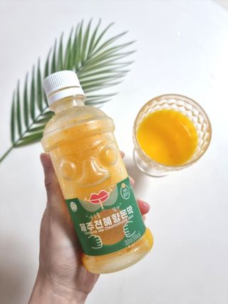 탐라원 제주의 맛, 몬딱주스 4종세트 - 한라봉몬딱주스, 천혜향몬딱주스, 청귤에이드, 당근몬딱주스 — 5점을 준 리뷰어가 2021년 8월 올린 사용 사진