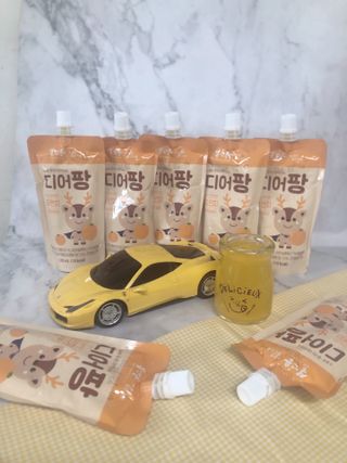 [몸엔용] 우리 아이 건강간식, 달콤한 녹용곤약젤리 디어팡 4종 — 5점을 준 리뷰어가 2021년 8월 올린 사용 사진