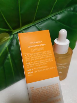 체르엠 스템앤셀 비타민 브라이트닝 에센스 30ml 1개 — 5점을 준 리뷰어가 2021년 9월 올린 사용 사진