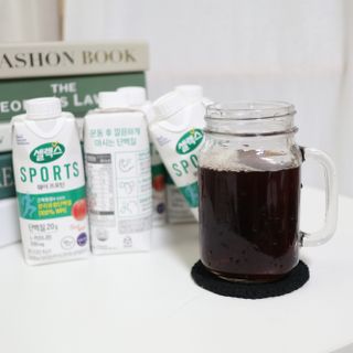 셀렉스스포츠 셀렉스 스포츠 웨이 프로틴 복숭아_ 330ml x 12팩 — 5점을 준 리뷰어가 2021년 3월 올린 사용 사진