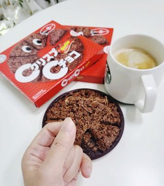 NISSIN 닛신 크리스피 초코 — 5점을 준 리뷰어가 2022년 12월 올린 사용 사진
