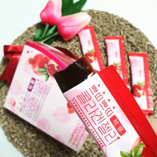 헬스업_쁘띠쁘띠석류콜라겐젤리_20g x 14포 — 5점을 준 리뷰어가 2021년 2월 올린 사용 사진