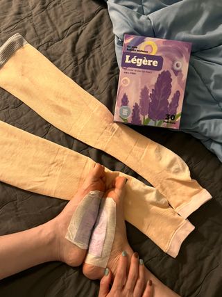 [레제르] 아로마 수액패치 발패치 30매입 -라벤더향/유칼립투스향/대나무향 — 4.5점을 준 리뷰어가 2022년 4월 올린 사용 사진