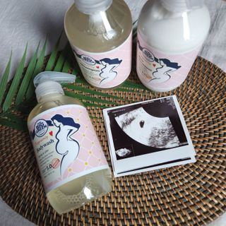 빅그린 임산부 전용라인 3종세트 - 샴푸500ml,트리트먼트500ml,바디워시500ml — 5점을 준 리뷰어가 2022년 8월 올린 사용 사진