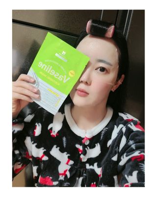 리더스코스메틱 리더스 라이트 바세린 마스크 4종 — 5점을 준 리뷰어가 2021년 2월 올린 사용 사진