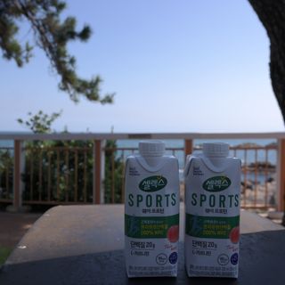 셀렉스스포츠 셀렉스 스포츠 웨이 프로틴 복숭아_ 330ml x 12팩 — 5점을 준 리뷰어가 2021년 10월 올린 사용 사진