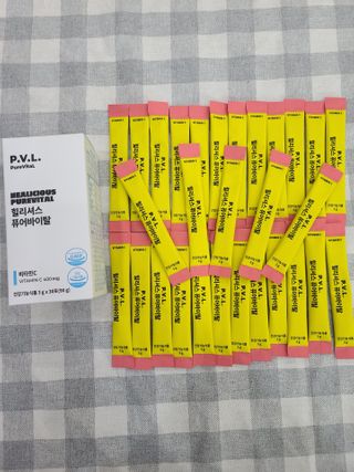 힐리셔스 퓨어바이탈 석류맛 — 5점을 준 리뷰어가 2021년 2월 올린 사용 사진