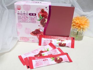 헬스업_쁘띠쁘띠석류콜라겐젤리_20g x 14포 — 5점을 준 리뷰어가 2021년 2월 올린 사용 사진