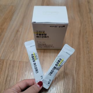 체인미 국화꽃 추출분말 에스오에스 곡류효소 과일채소 17종 혼합 분말 스틱 — 5점을 준 리뷰어가 2022년 1월 올린 사용 사진