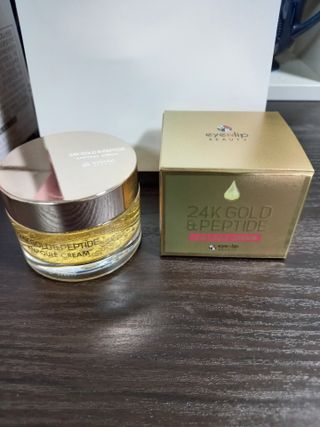 아이앤립 / EYENLIP 아이앤립 24K 골드 N 펩타이드 앰플 크림 — 5점을 준 리뷰어가 2021년 3월 올린 사용 사진