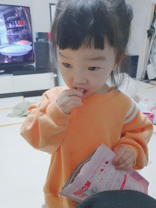 아비삭라이스볼 3종 /딸기,후르츠,단호박 — 5점을 준 리뷰어가 2021년 4월 올린 사용 사진