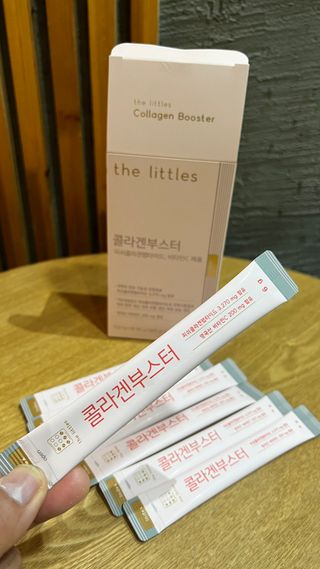 더리틀스 콜라겐부스터 — 5점을 준 리뷰어가 2022년 12월 올린 사용 사진
