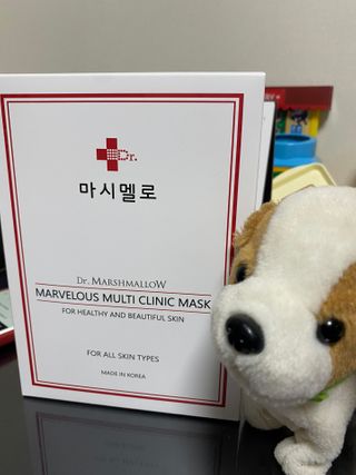 닥터마시멜로 마블러스 멀티 클리닉 마스크 — 5점을 준 리뷰어가 2021년 2월 올린 사용 사진