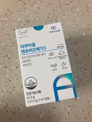 메디포스트 모비타 아쿠아셀 엔초비오메가3 60캡슐 — 5점을 준 리뷰어가 2023년 1월 올린 사용 사진