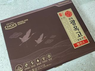 광동제약 [광동] 광옥고 홍삼 본 밸런스 30포 + 쇼핑백 — 5점을 준 리뷰어가 2021년 12월 올린 사용 사진