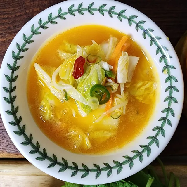 셰프애찬 단호박 백김치 1kg 리뷰 사진