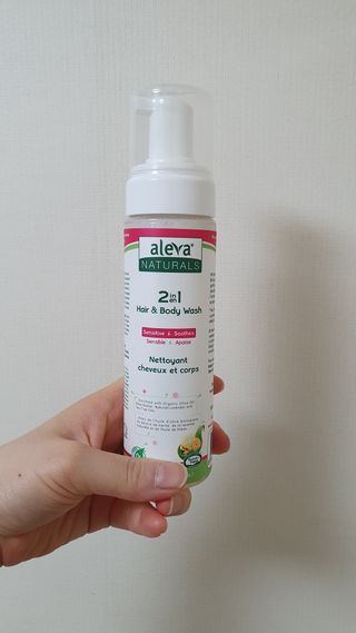 알레바 내츄럴 2in1 헤어 바디워시 — 4.5점을 준 리뷰어가 2021년 2월 올린 사용 사진