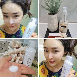 [바이로담] 저자극 약산성버블 폼 폼클렌징 150ml — 5점을 준 리뷰어가 2021년 3월 올린 사용 사진