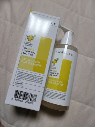 랑벨 내츄럴 딥 포어 클렌저 210ml (저자극 약산성 천연 클렌징 젤) — 5점을 준 리뷰어가 2022년 3월 올린 사용 사진