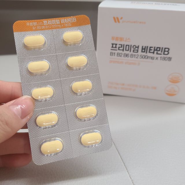 [푸름웰니스] 프리미엄 비타민B (500mgX180정) 리뷰 사진