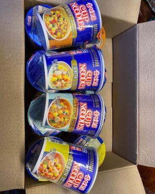 NISSIN 닛신 컵누들  4종 - 씨푸드오리지날, 씨푸드 스파이시, 씨푸드 커리, 씨푸드 XO소스 — 5점을 준 리뷰어가 2021년 12월 올린 사용 사진