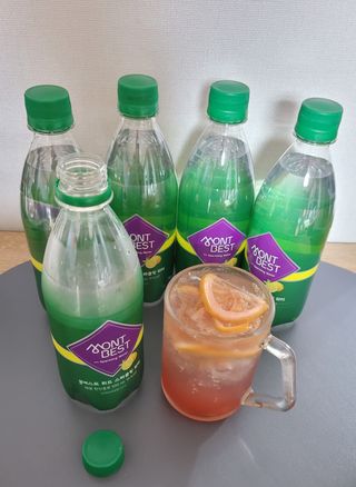 몽베스트 Montbest with Sparkling water Lemon OR Lime 20병(랜덤) — 5점을 준 리뷰어가 2022년 5월 올린 사용 사진