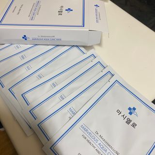 닥터마시멜로 닥터마스멜로 마블러스 아쿠아 클리닉 마스크 — 5점을 준 리뷰어가 2021년 3월 올린 사용 사진