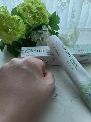 건선/아토/습진/민감성 피부 천연보습진정크림 소리온 크림 & 센시티브 크림 50g — 5점을 준 리뷰어가 2022년 1월 올린 사용 사진