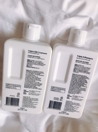 트리플에스 탈모 샴푸 275ml + 실크 트리트먼트 275ml — 5점을 준 리뷰어가 2021년 4월 올린 사용 사진