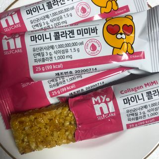 일동제약 마이니 마이니 늘씬날씬 콜라겐 세트 — 5점을 준 리뷰어가 2021년 2월 올린 사용 사진